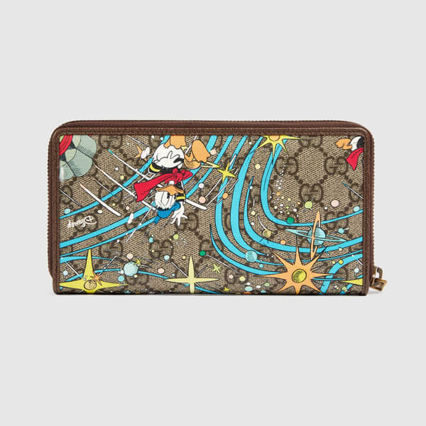 ディズニー×グッチドナルドダック 財布 コピー DISNEYxグッチ【限定品】ジップアラウンド長財布 647940 2M1AT 8679