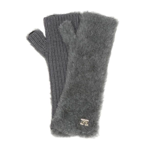 マックスマーラ グローブ 偽物 MAX MARA Manny fingerless gloves☆ロゴプラークが華やかさをプラス♪