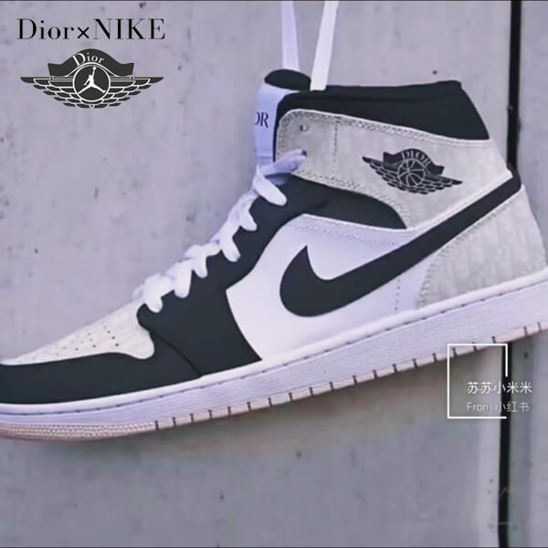 エアディオール コピー 大注目コラボ！ディオール ナイキ スニーカー 偽物 ディオール × ナイキ Air Jordan 1 High OG