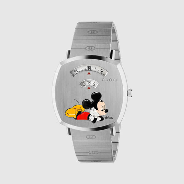 ディズニー ミッキーxグッチ コピー★DISNEY x グッチ★コラボ グリップウォッチ（38mm）★610052 I1600 1108