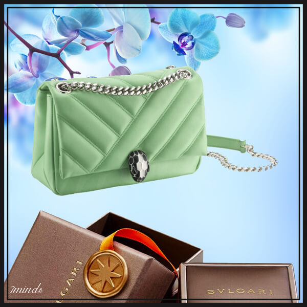 ブルガリ ショルダーバッグ コピー 大人気！★ブルガリ SERPENTI CABOCHON SHOULDER BAG 290231