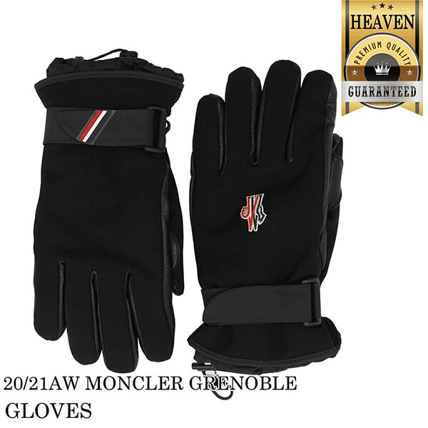 20/21秋冬モンクレール 手袋 コピー【MONCLER GRENOBLE】GLOVES_BLK