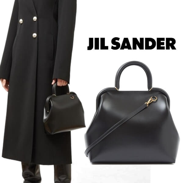 *Jil Sander*ジルサンダー バッグ コピー トップハンドル スモール 2way レザーバッグ