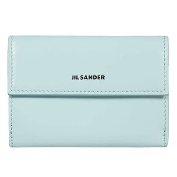 【ジル・サンダー 財布 偽物】Jil Sander レザー ミニウォレット 2色展開