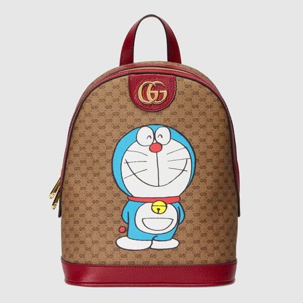 グッチ ドラえもん リュック コピー★DORAEMON X グッチ★ドラえもんコラボ スモール バックパック 647816 2VOAG 8595