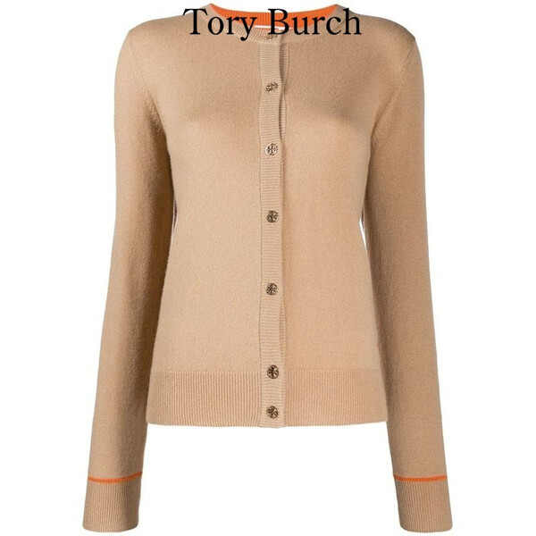 トリーバーチ 偽物 コート【TORY BURCH】カシミヤ 長袖 カーディガン