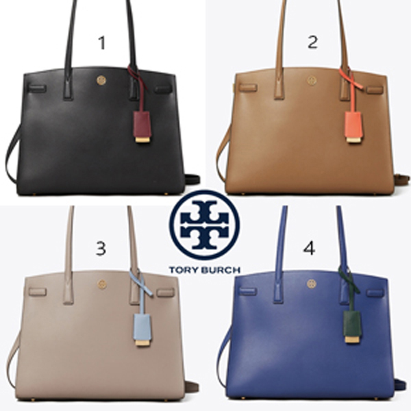 間税込Toryburch(トリーバーチ バッグ 偽物)サッチェルトートバッグA4収納可