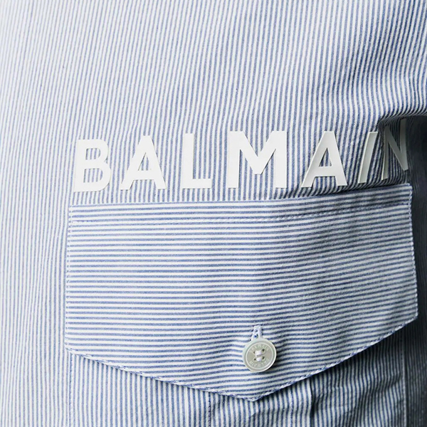 バルマン シャツ コピー Balmain バイカラー シャツ