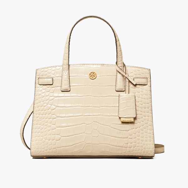 セール Tory Burch トリーバーチ バッグ 偽物 エンボス ウォーカー スモール サッチェル