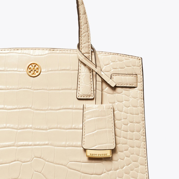 セール Tory Burch トリーバーチ バッグ 偽物 エンボス ウォーカー スモール サッチェル