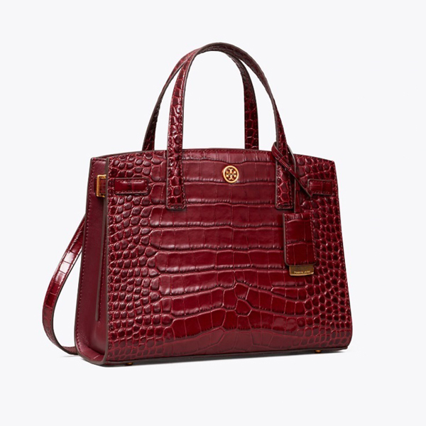 セール Tory Burch トリーバーチ バッグ 偽物 エンボス ウォーカー スモール サッチェル