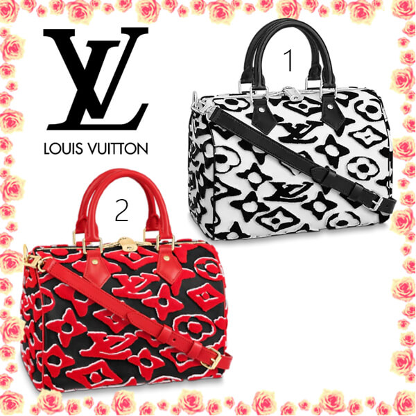 【LouisVuitton】ルイヴィトン スーパーコピー バッグ 新作★LVXUF スピーディ・バンドリエール 25★