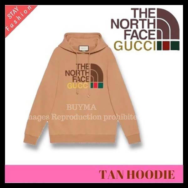 グッチ ノースフェイス 偽物 パーカー 歴史的コラボ入手困難!グッチ×THE NORTH FACE TAN HOODIE アイテム