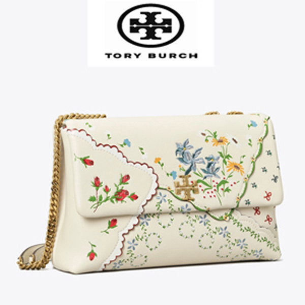 Tory Burchトリーバーチ バッグ 偽物 KIRA MIXED-FLORAL CONVERTIBLE SHOULDER BAG