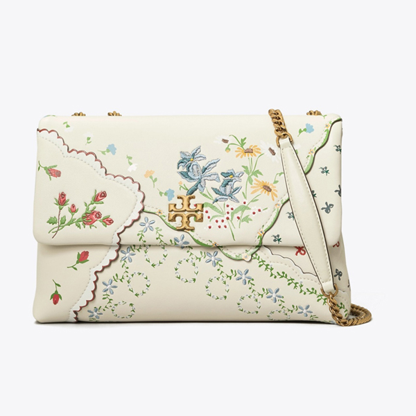 Tory Burchトリーバーチ バッグ 偽物 KIRA MIXED-FLORAL CONVERTIBLE SHOULDER BAG