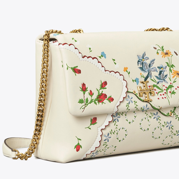 Tory Burchトリーバーチ バッグ 偽物 KIRA MIXED-FLORAL CONVERTIBLE SHOULDER BAG