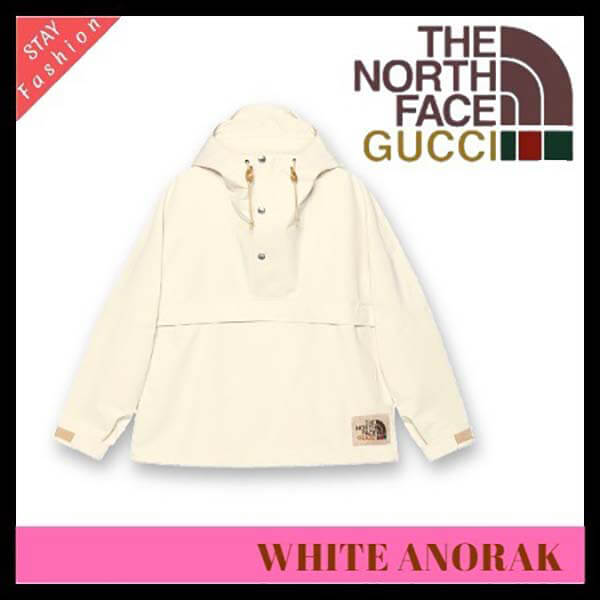 グッチ ノースフェイス 偽物 歴史的コラボ入手困難!グッチ×THE NORTH FACE WHITE ANORAK