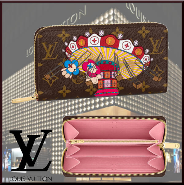 LV(ルイヴィトン 財布 偽物 ヴィヴィエンヌ VIVIENNE)★日本限定ジッピーウォレット★M69753