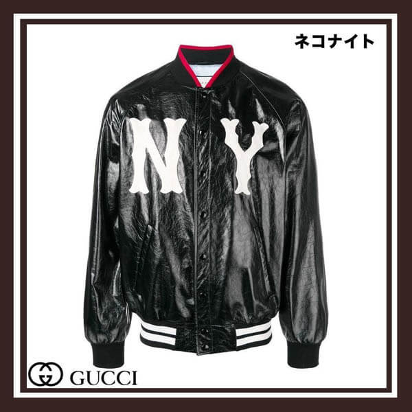 【グッチ コート コピー 】★グッチ ジャケット★NY Yankees bomber jacket 543532XG761