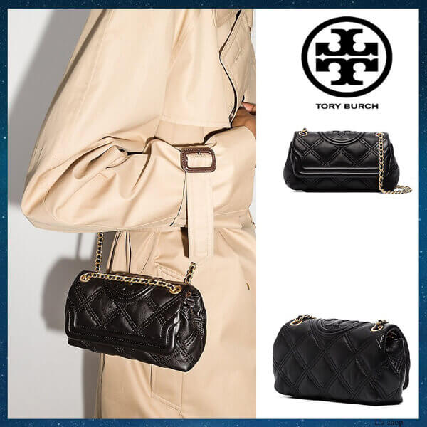 新作【TORY BURCH】トリーバーチ バッグ コピー Fleming レザーショルダーバッグ