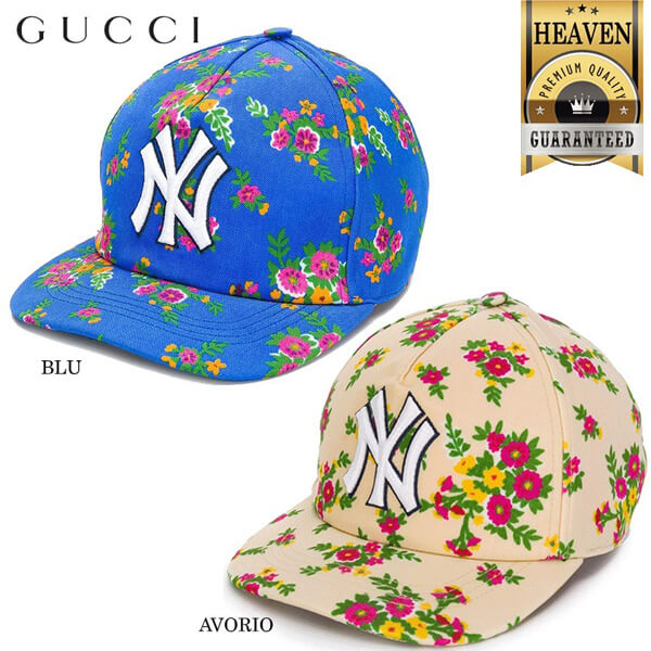 グッチ NY キャップ コピー グッチ ニューヨークヤンキース 累積売上総額第１位【21春夏】NY YANKEES FLORAL CAP 5385623HE37