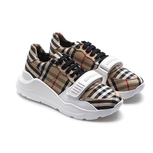 ★送料・関税込★BURBERRY★バーバリー 偽物 Vintage Check Sneakers★スニーカー