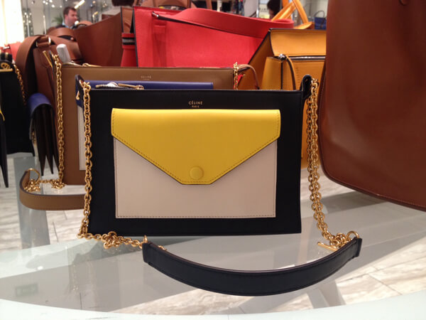 ★2014SS★【セリーヌコピー】2WAY POCKET BAG スモール (Sunflower) 175083UNA.11SR