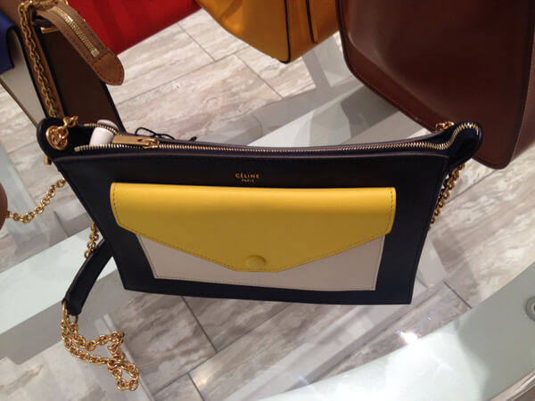 ★2014SS★【セリーヌコピー】2WAY POCKET BAG スモール (Sunflower) 175083UNA.11SR