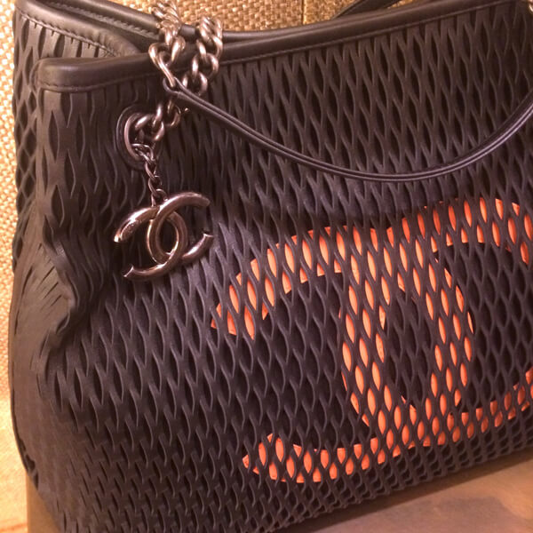 【2014年NEW】★シャネルスーパーコピー"Shopping Center"☆シャネル14K【SAC Accordeon】☆NOIR×ORANGE