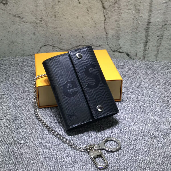 17-18AW新作 シュプリームコピー ルイヴィトン シュプリーム Chain Wallet ウォレット チェーン 財布