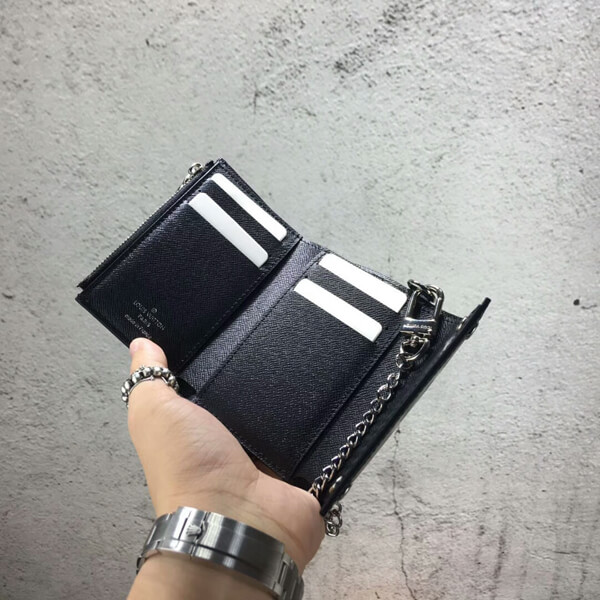 17-18AW新作 シュプリームコピー ルイヴィトン シュプリーム Chain Wallet ウォレット チェーン 財布